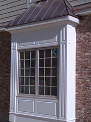 Wainscoting made from PVC can be used in Exterior Applications for Window and Door Trim