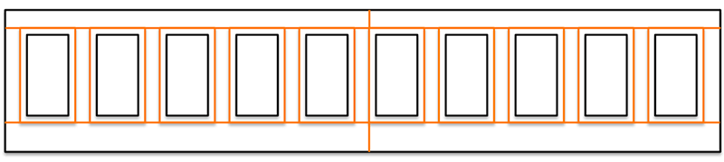 Assembled Wainscoting has many parts, many seams and requires a lot of caulking