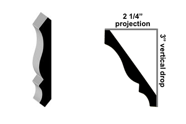 3 5⁄8" Crown Molding