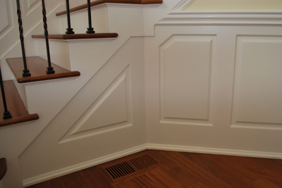 Custom Shape Wainscot Panels.