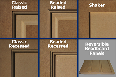 Sample Box Set of 6 Wainscoting Style Panels