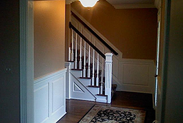 Wainscoting Panel Classic Raised Panel Foyer Northville MI Michigan by Wainscoting America 5970-1