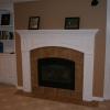 Wainscoting America Raised Panel Arched Mantel