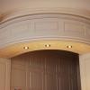 Curved Raised Panel Wainscoting Bar Sofit
