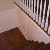 Triangle Staircase Raised Panel above the landing.