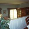 Raised panel wainscoting half wall.  There is a bullnose top cap that sits on top of the half wall.  This dining room is located in Fairfax, VA.