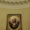 George Washington Portrait by Rembrandt Peale in Oval Office.  Replica Office by Oval Office Design LLC.