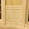 Wainscoting between beautiful Casings in Oval Office. Replica Office by Oval Office Design LLC.
