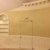 Wainscoting with hidden door.  Replica Office by Oval Office Design LLC.