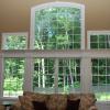 Window Trim with Raised Panel and Recessed Panel Wainscoting