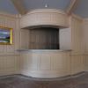 Curved Raised Panel Wainscoting Bar