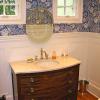 Shaker Panel Wainscoting in a Bathroom in Stamford CT