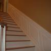 Long Staircase Raised Panel Wainscoting