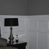 60" tall double stacked Inner Panels Beaded Recessed Wainscoting.