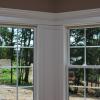 Bay Window with Close up view of split Raised Panel Wainscoting